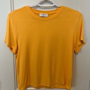 Aritzia Babaton Tee, Marigold Yellow, size M